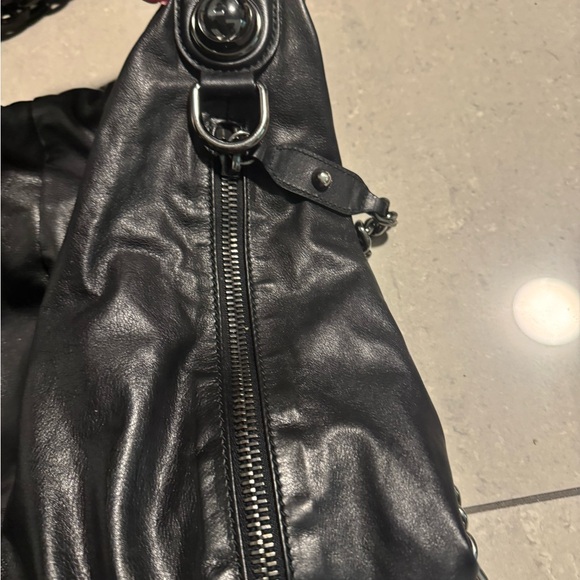 Gucci Black Leather Galaxy X Large Hobo Bag - Picture 11 of 15
